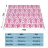 Blankets Pink Roller Rabbit Coral Fleece Plush Autumn Winter Cute Animal Super Soft Throw Blanket for Bedding Office Quilt 221208263l