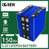 3.2V Lifepo4 batterie 150AH 100AH 1/4/16 pièces batterie Rechargeable cellule 12V 24V 48V bricolage cellule pour bateau chariot de Golf RV avec barre omnibus