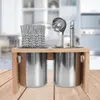 식기 세트 UTENSILORGANIZER CROCK HOLDER KITCHEN CURTLERY Storage Storage 젓가락 젓가락 테이블웨어 용기 배수은 제품 조리대