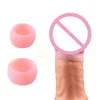 Cockrings jouet sexuel Silicone 2 anneau de pénis souple hommes prépuce correcteur retarder l'éjaculation jouet sexuel masculin