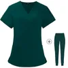 Wholesale Women Wear Scrub Suits Hospital Doctor Working Uniform Medical Surgical Multicolor Unisex Uniform nurse accessories