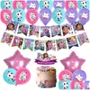 Party Games Crafts Gabby Dollhouse Birthday Decorations Balloons Arch Kit Cat Set Supply Decor Gabbys Doll House Figure Toys DH3AF