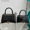 Designer Balansiagas Lady Shoulder Bags Shopping Handväskor Fashion Women Totes Cross Body Half Moon Luxury äkta Leather Classic Black LSS LSS