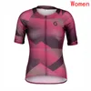 Womens Cycling Jersey Scott Team 2022 Summer Quick-Dry Short Sleeve Tops MTB Bike Uniform Racing Clothing Road Bicycle Shirt Y22120903