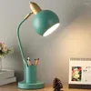 Tafellampen -art led mode eenvoudige bureaulamp oogbescherming dimmen metalen woonkamer slaapkamer kantoor kantoor huisdecor ons stekker