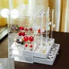 Jewelry Pouches Charm Drawer Storage Box Beautiful Ring Earrings Organizer Ear Studs Display Stand Holder Rack Showcase Plate