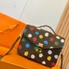 Kvinnor Luxurys designers väskor graffiti handväska kvinnor pursar handväskor messenger axel väska lyx crossbody flickor tot plånbok