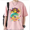 Männer T Shirts 2022 T-Shirt Streetwear Hip-Hop Animierte Augen Fliegen Monster Harajuku Sommer Kurzarm Baumwolle Lose zu