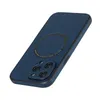 Étuis magnétiques en cuir véritable pour iPhone 14 Pro Max 13 12 Mini 11 XS XR Mag Safe Metal Ring Cover Factory Outlet