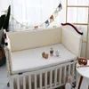 Порулки по кровати 100% вафельница бамперные прокладки рождены детской подушкой подушки подушки для кровати, декор комнаты 200x28 см 221209