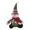 Decorações de Natal 30 estilos para bonecas de casas árvores Inovadoras Elk Santa Snowman Decora