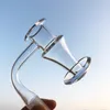 비 완전 용접 연기 Terp Slurper Quartz Banger 손톱 및 바닥 접시 3 슬릿 컷 Suitfor Glass Bongs