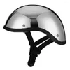 Motorcykelhjälmar Vintage Half Open Face Helmet Retro Motorcykel Scooter Biker Riding Chopper Style Cruiser Capacetes Para Moto