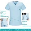 Spa Uniform kortärmad unisex overaller kirurgiska medicinska uniformer sjuksköterska tillbehör tandläkare arbetande kläder kvinnliga skrubbdräkter