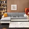 Pokrywa krzesła elastyczna poduszka na poduszkę sofę na kanapę z grubą żakardową teksturowaną tkaniną tkanin solidny kolor