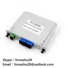 Fiber Optic Equipment 5 PCS SC/UPC 1x4 Module PLC Optical Splitter SC Connector Box Grenning Device