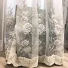 Curtain Fresh And Elegant Pasted Velvet Embroidered Window Screen Custom Translucent For Living Dining Room Bedroom