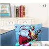 لعبة عيد الميلاد LED Flannel Pillow Case Personal Personal Lumbar Cushion ers Creative Plowslip Party El Home Decor Decort