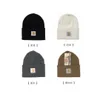 Beanie/Skull Caps Apanese Tide Pasted Cloth Alphabet Warm Knit Autumn/winter Couples Snowboarding Woolen Hat Street Outdoor