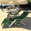 Stol t￤cker multifunktionell lat laze Lounger Beach Handduks lounge omslag Sun Mate Holiday Garden utan