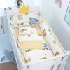 Rails Bed 5pcs Nordic Crown Cushion COT BUMKERY ZESTAW DING DING DING BAWECZNY WYJĄTKOWY PRZECIWKO CRIB BOCKA SET 221209