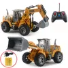 Elektro-/RC -Auto RC Trucks Mini Fernbedienung Bulldozer 1 32 Kunststofftechnik Muldenkipper Crane Baggermodell Elektrofahrzeug Spielzeug Geschenk 221209