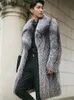 Men's Fur Faux PFHQ Loose Trendy Imitation Mink Hair Coat Fashion Long Big Size Male Clothes 21Q4429 221208