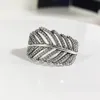 Licht als een veerring echt sterling zilver met originele doos voor Pandora CZ Diamond bruiloft sieraden voor vrouwelijke meisjes rose goud verlovingsringen set