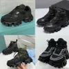 2022 Cloudbust Thunder Sneakers Plate-forme Chaussures Runner Entraîneur Chaussure d'extérieur Tissu tricoté Bas Top Light Caoutchouc Cloudbust Thunder Hommes Femme Nouvelles couleurs avec boîte NO338