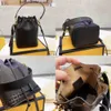 Akşam Çantalar Drawstring Vintage Baskı Dokuma Kova Kadınlar Çanta Pileli Kapatılmış Omuz Deri Tasarımcı Crossbody Kadın Çantalar 220406