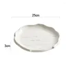 Plates Nordic Irregular Ceramic Plate French Style Molecular Cuisine Steak Dinner Breakfast Dishes Dish Western Tableware