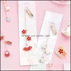 Bookmark Creative Pattern Metal Bookmarks Fresh Cute Kawaii Pendant Notebook Serie Gift Decoration Girl School Supply Stati K0F2 Dro Dhxtq