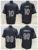 Men Football 10 Cooper Kupp Jerseys 99 Aaron Donald Hemp Gray Ex￩rcito Green Olive Salute para Servi￧o Equipe Color Color Purple Branco azul Black Vapor Color Rushed