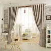 Curtain Modern Geometric Blackout Curtains For The Bedroom Living Room Pink Brown Finished Drapes Kitchen Home Decor