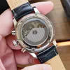 Business Men's Mechanical Watch Stainless Steel plated rose gold belt Casual men's watches glow-in-the-dark double calendar