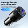 PD 15W Bil Chargers USB C Type-C Snabbladdning 12V 3.1A Dual Port Cigarettändare Socket Adapter Fast Charge Car Accessories