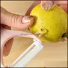 Narzędzia do warzyw owocowych trwały ceramiczny obieraj plastikowy ziemniaki marchewka noża do ostrego krawędzi przenośne gadżety kuchenne vtky2378 Dr dhulr
