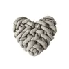 Travesseiro estilo nórdico coração atado areado artesanal suavor de cabeça bebê suportes de cabeça respirável suave decoração de colchão tatami