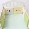 Bed Rails 6pcs Cute Animal Pattern Crib Infant Cot Protector For born ding Set Pillow Soft Cushion 221209