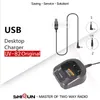 Walkie Talkie Baofeng 2ウェイハムラジオUV 82 EU/USB/CAR/US/AU/UKバッテリー充電器CH-8 POFUNG UV-82 UV-82HX UV-82HP UV82 Plus Plus