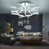 Kroonluchters moderne kroonluchter lichten kunst plafondlamp armaturen app voor foyer studie woonkamer slaapkamer huis keuken hal warm zwart goud