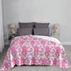 Blankets Pink Roller Rabbit Coral Fleece Plush Autumn Winter Cute Animal Super Soft Throw Blanket for Bedding Office Quilt 221208