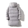 Herr ner parkas mäns långa kappa stor storlek 7xl 8xl vinter bomull vadderad jacka överdimensionera huva parka ytterkläder tjock varm vindbrytare man 221208