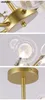 Lyxiga h￤ngslampor guld/svarta ljuskronor vita kronblad vardagsrum restaurang inomhus dekor loft hanglamp k￶k fixturer h￤ngslampa belysning lrs015