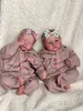 Dolls LVB 19 polegadas já pintadas Reborn Baby Awake Sleeping Born Born 3D Skin Visible Vales 221208