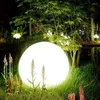 Lampes de pelouse extérieures piscine flottante rechargeable LED lumières de jardin boule paysage éclairage rue avec télécommande