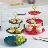 Dishes Plates Table Luxury Tableware Wedding Party Candy Dessert Fruit Bowl Home Cake Display Standing Kitchen Decoration Trays 221208