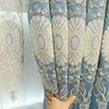 Curtain European-style Luxury Atmospheric Embroidered Blackout Fabric Living Room Bedroom Balcony Floor-to-ceiling