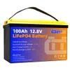 Brandneu 12 V 24V 100AH ​​200AH LIFEPO4 Batterie wiederaufladbare Batterien Pack-Solarsystem für RV Golf-Cart EU US Duty Free Free