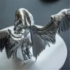 التماثيل الزخرفية التماثيل الفنية ملاك امرأة امرأة الجناح ركع راكعة القبعة 3D تمثال ديكور داخلي وخارجي النحت الإبداعي الديكور المنزل 221208